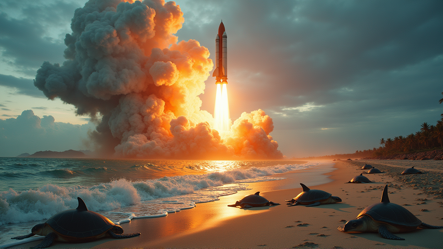 Dolphins, Turtles, and a Rocket Crash: The Unintended Tragedy of Space Exploration
