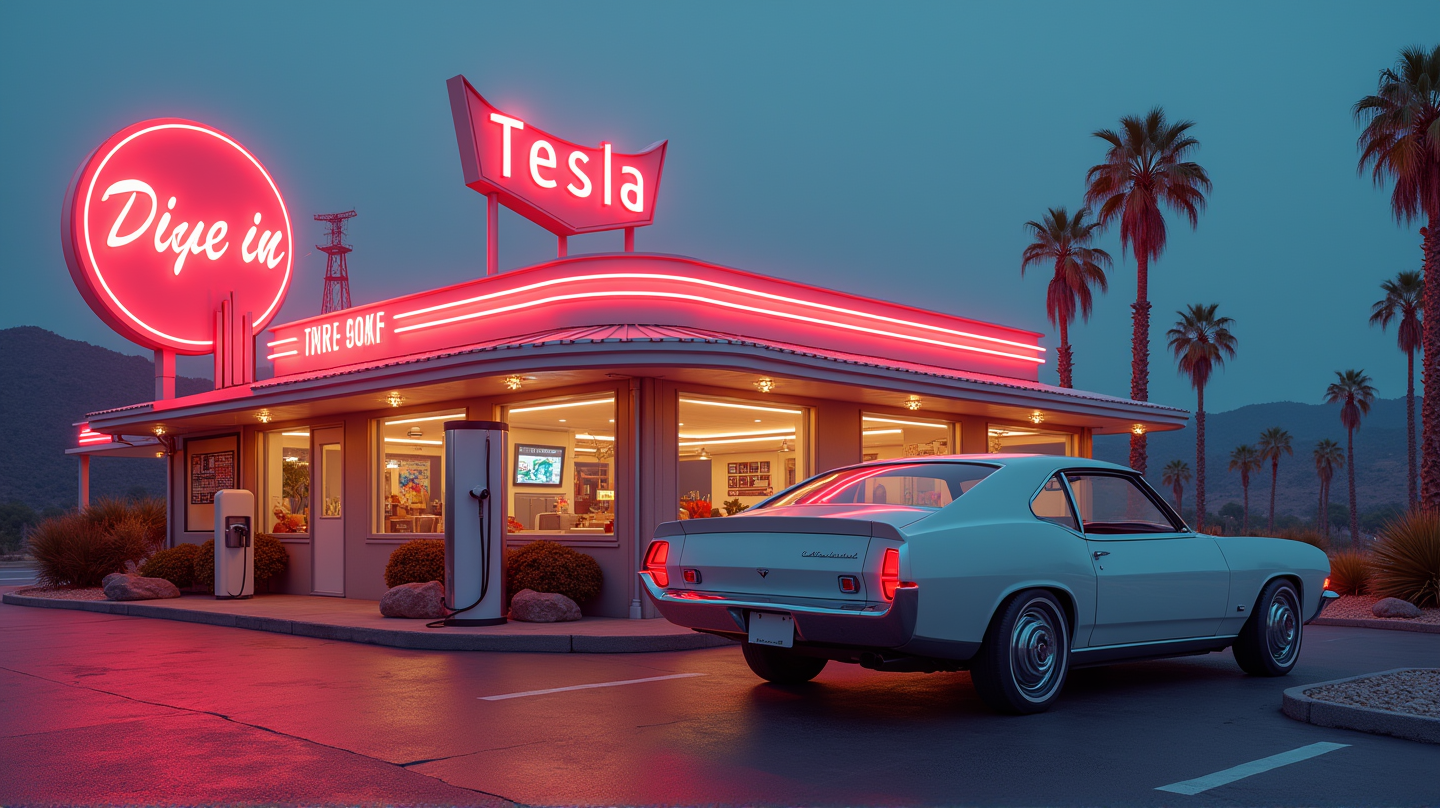 Tesla Diner: A Space Age Dream or Just Another Hollywood Attraction?