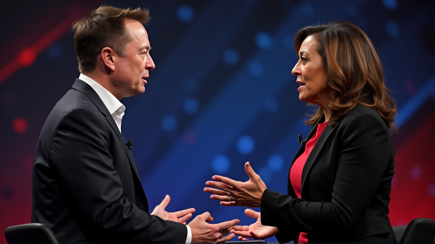 Elon Musk Highlights the Irony in Kamala Harris’s Stance on Censorship