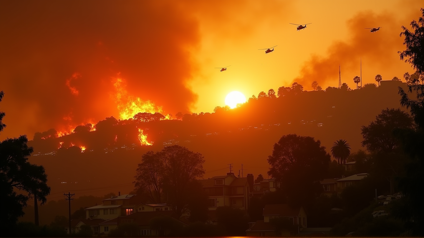 Heroic Efforts Save Hollywood Hills from Devastating Car Fire