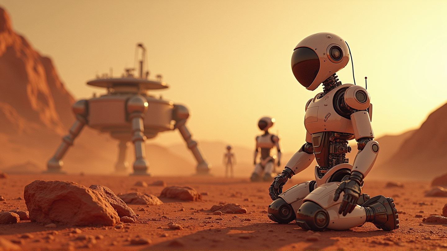 Elon Musk's Vision: The First Martian Colony with Tesla's Optimus Robots