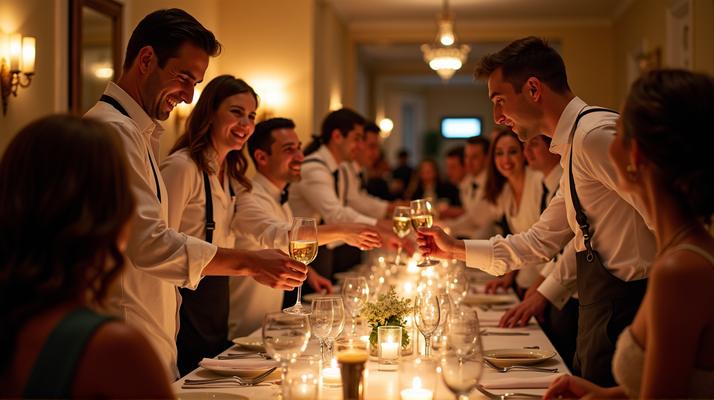 Star-Studded Evening: Celebs Turn Waiters in Topeka Fundraiser