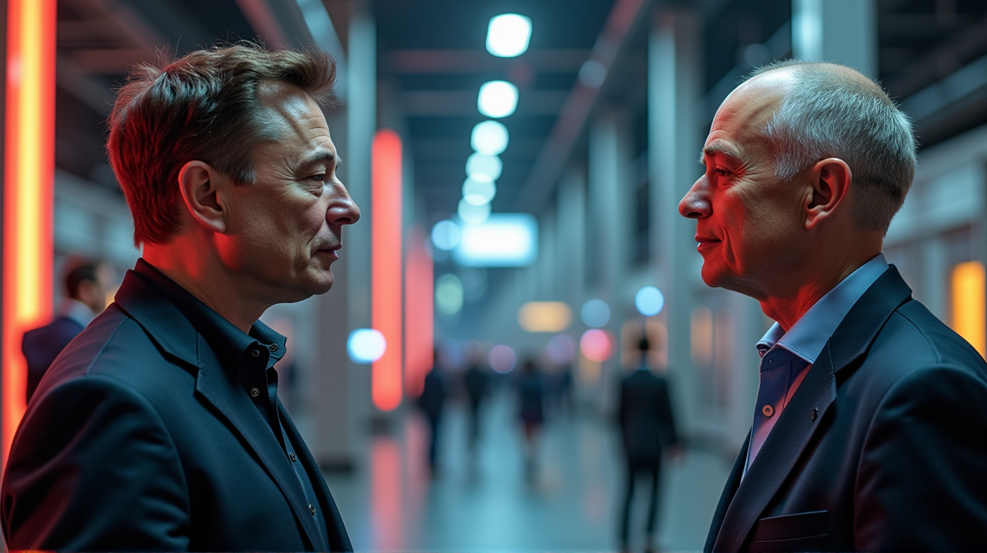 Elon Musk's Surprising Reaction to Jeff Bezos' New AI Venture