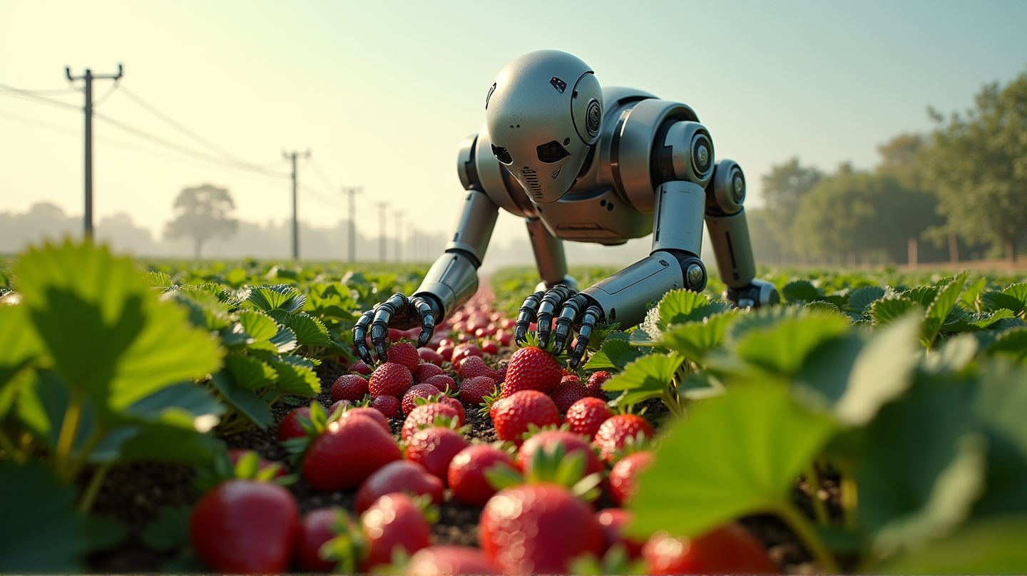 Will Robots Outpick Humans in Strawberry Harvesting? DailyRobotics Thinks So!