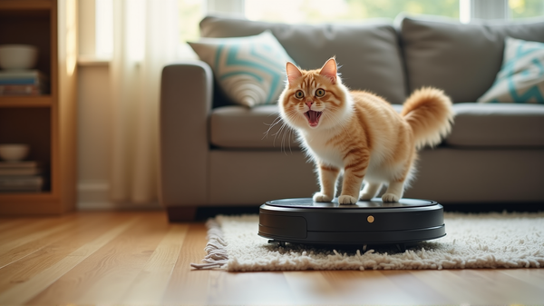 Ring Camera Unveils Hilarious Culprit Behind Missing Robot Vacuum