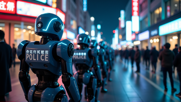 Revolutionary Police Robots Take Over China's Streets, Netizens React