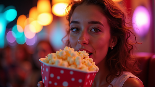 Lea Michele Spotted at Animal Kingdom: The Popcorn Steals The Show!