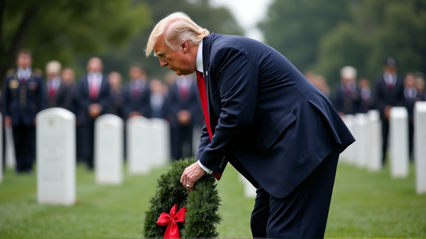 Trump's Arlington Visit: Memorial Day Solemnity Amidst Political Furor