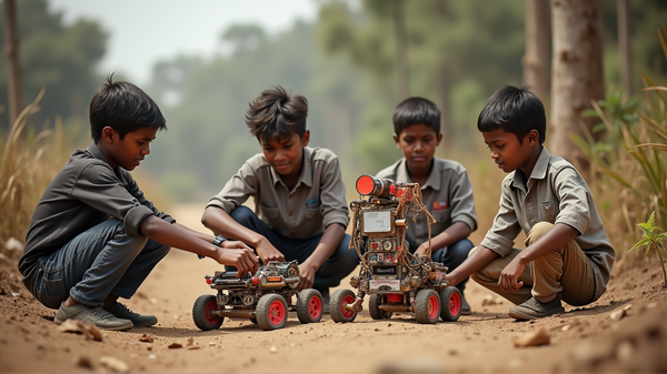 From Scrap to Science: Rural South African Duo Crafts Ingenious Robots