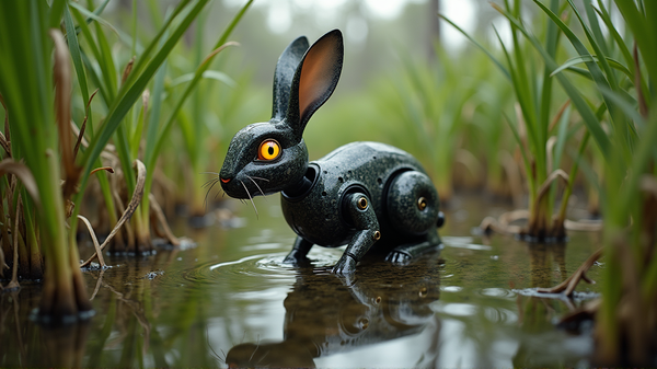 High-Tech Tactics: Robot Rabbits Take on Everglades' Burmese Python Invasion