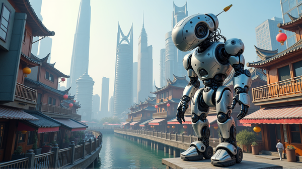 Robot Town's Exciting Showcase: Over 100 Robots at Shanghai Inclusion Conference
