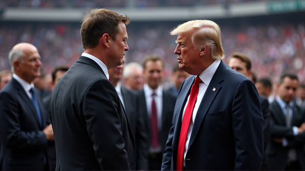 Trump and Musk's Unlikely Reunion at Kirk's Memorial: A Gripping Tale
