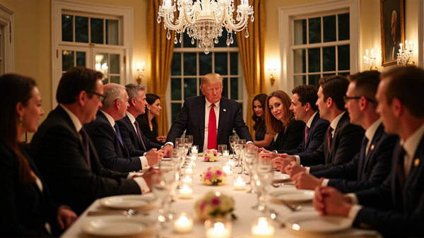 Inside Trump's Opulent Tech Dinner: Who Was There and Why Musk Wasn't