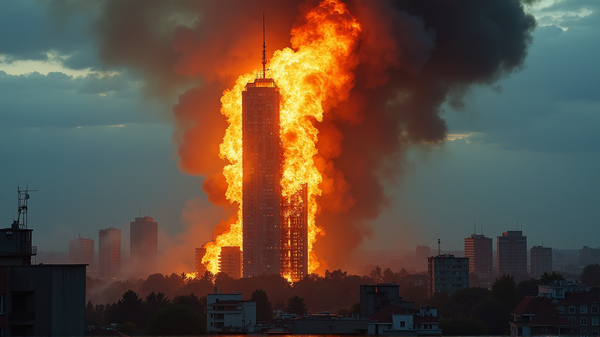 Tragic Turn: Elderly Woman Succumbs to Injuries After Hollywood High-Rise Blaze