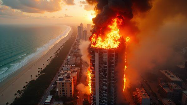 Dramatic Hollywood Beach Fire: 3 Hospitalized After Fiery Blaze