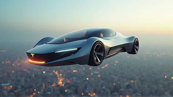 Elon Musk Drops Hints on Tesla's Upcoming Flying Car Reveal